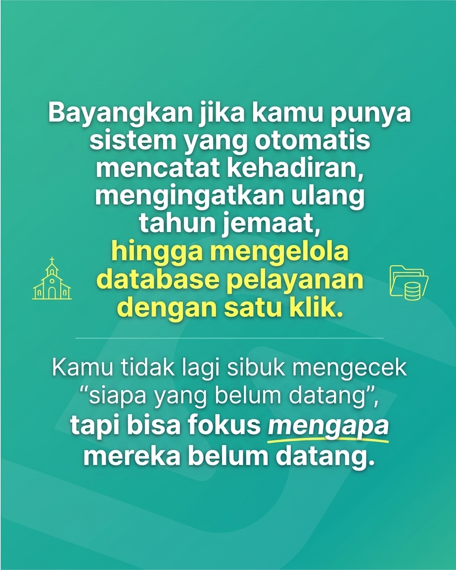 Jangan Tunggu Sampai Mereka Jadi Kenangan di Kursi Gereja. Seringkali kita baru menyadari berharganya seseorang saat mereka sudah tidak lagi melayani bersama kita.