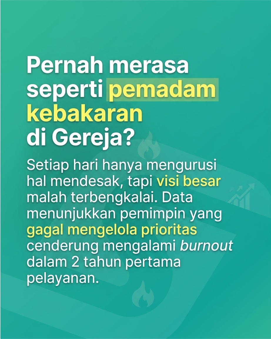Gereja Sibuk, Tapi Kok Gak Bertumbuh? Mungkin Kita Salah Fokus. Banyak dari kita terjebak dalam Kesibukan Suci tapi kehilangan esensi.