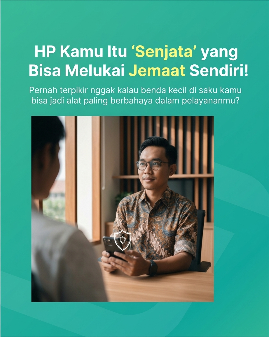 HP Kamu Itu Senjata yang Bisa Melukai Jemaat Sendiri! Pernah terpikir nggak kalau benda kecil di saku kamu bisa jadi alat paling berbahaya dalam pelayananmu?