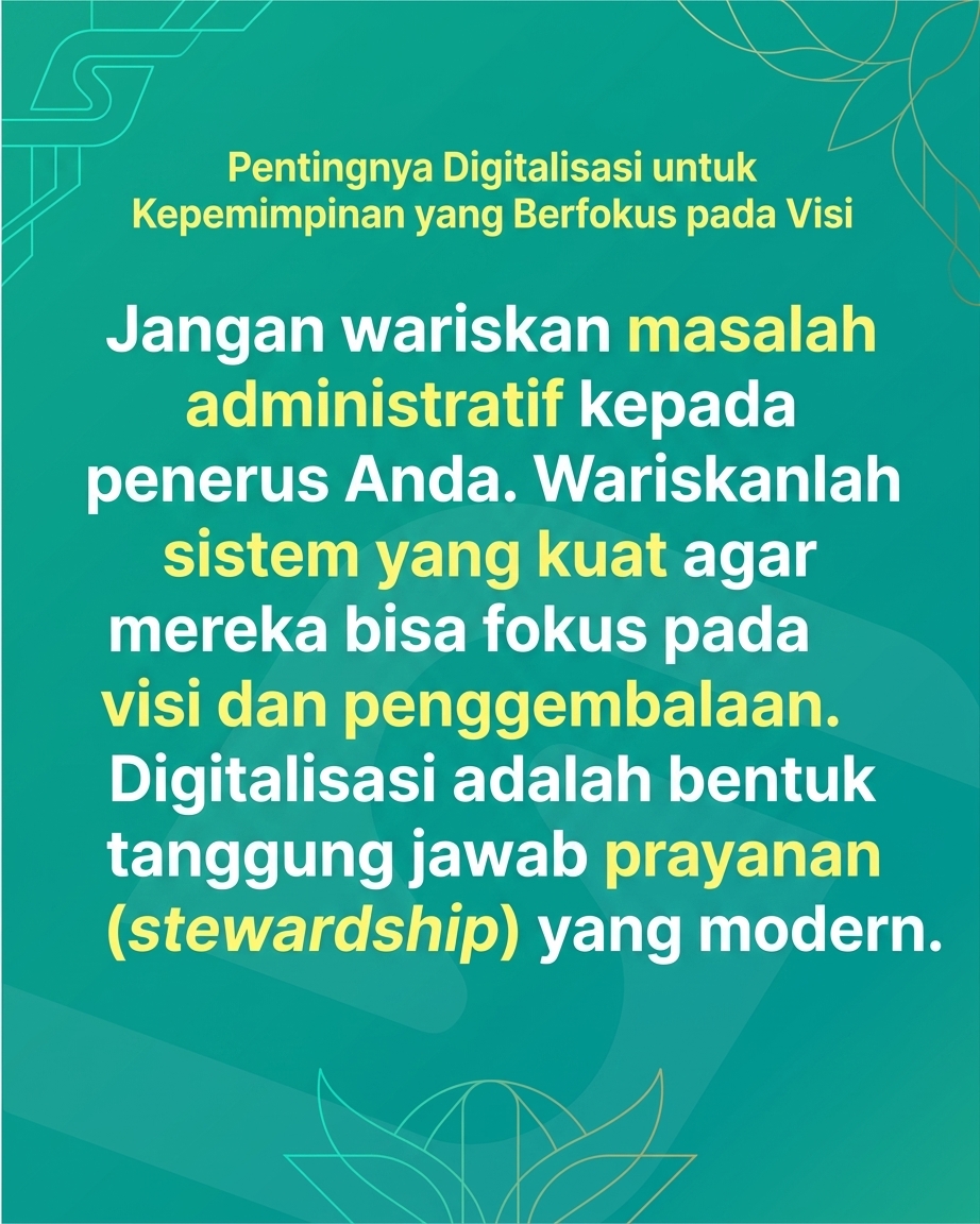GEREJA ANDA SEDANG MENUJU JALAN BUNTU? Atau cuma takut ganti sopir?