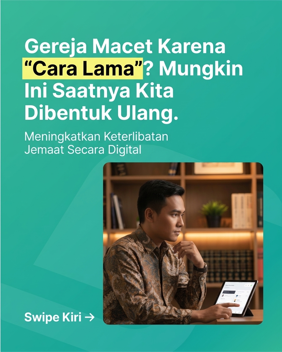 Gereja Macet Karena Cara Lama? Mungkin Ini Saatnya Kita Dibentuk Ulang.