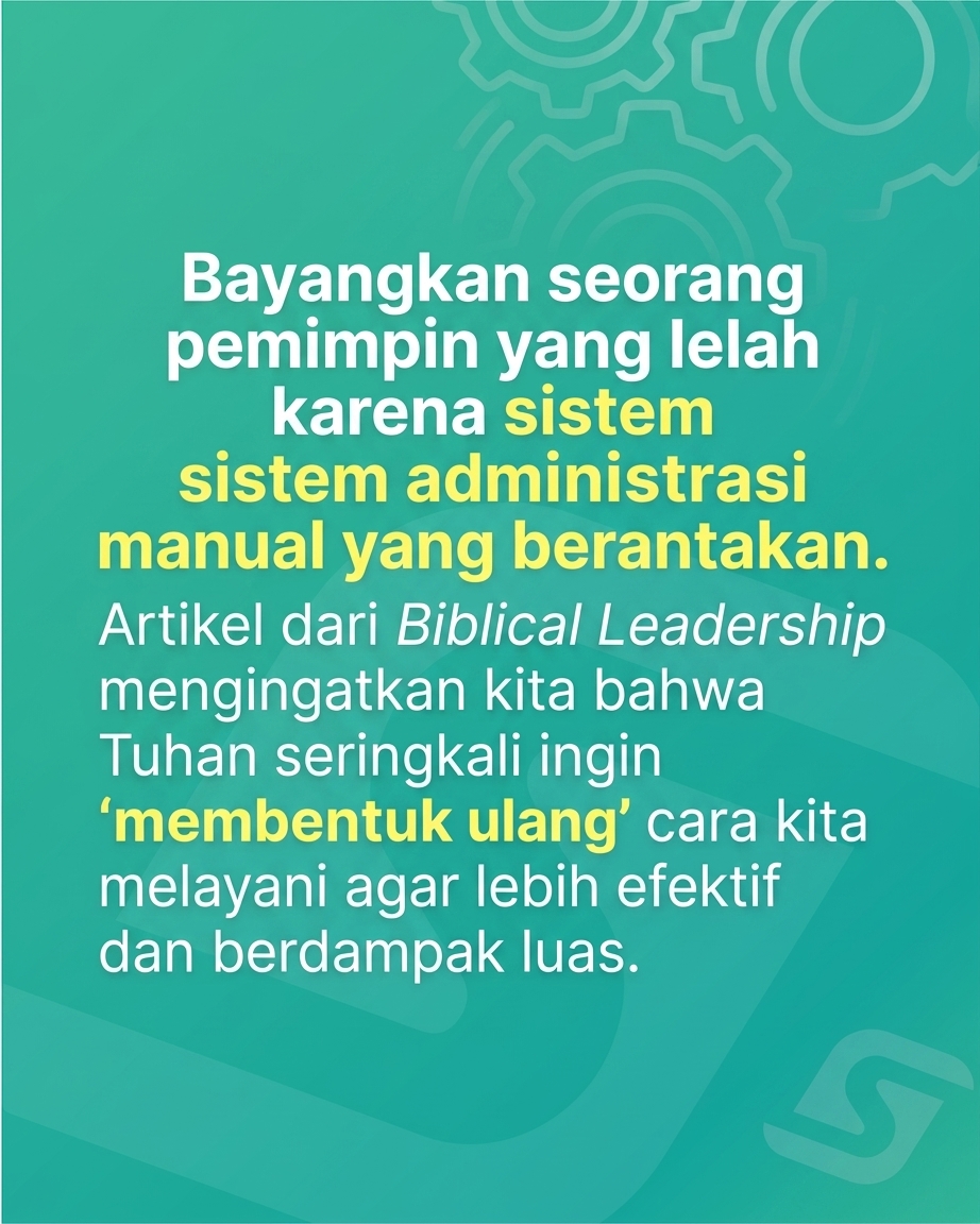 Gereja Macet Karena Cara Lama? Mungkin Ini Saatnya Kita Dibentuk Ulang.