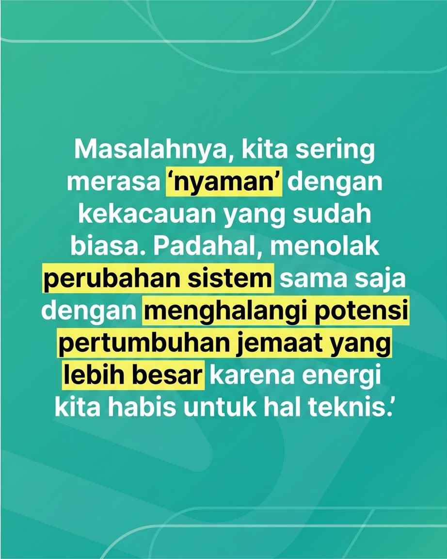 Gereja Macet Karena Cara Lama? Mungkin Ini Saatnya Kita Dibentuk Ulang.