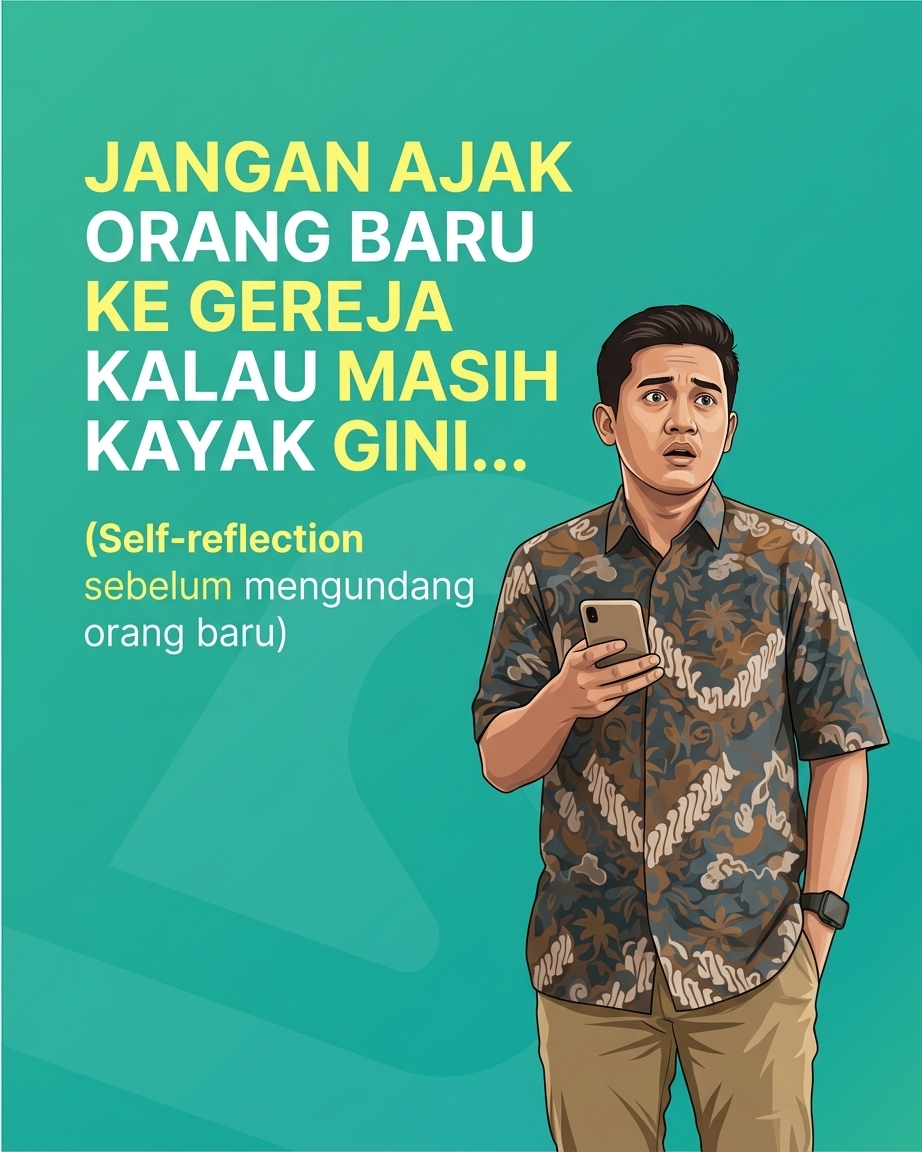 Jangan Ajak Orang Baru ke Gereja Kalau Masih Kayak Gini...