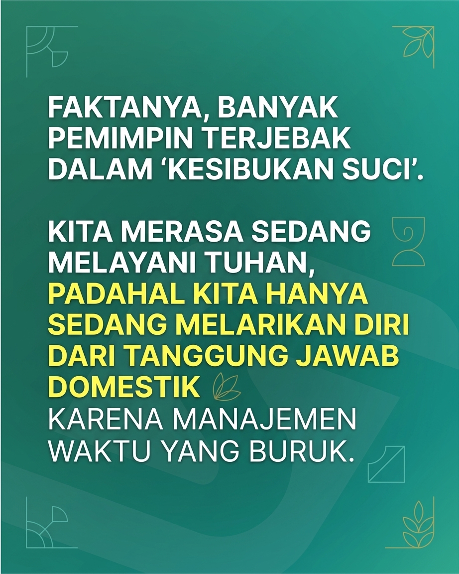Pelayanan Meledak, Tapi Rumah Tangga Retak? Jangan sampai kamu sukses di mimbar tapi gagal di meja makan sendiri. Yuk, bahas The Marriage Test yang sering dilupakan pemimpin gereja.
