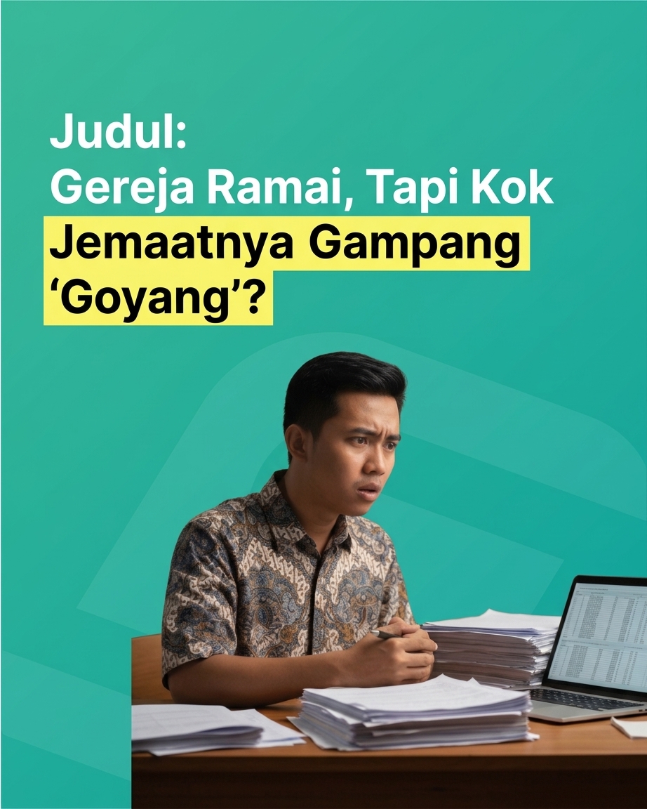 Judul Gereja Ramai, Tapi Kok Jemaatnya Gampang Goyang?