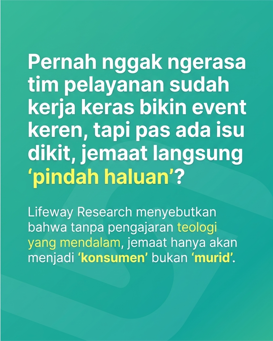 Judul Gereja Ramai, Tapi Kok Jemaatnya Gampang Goyang?