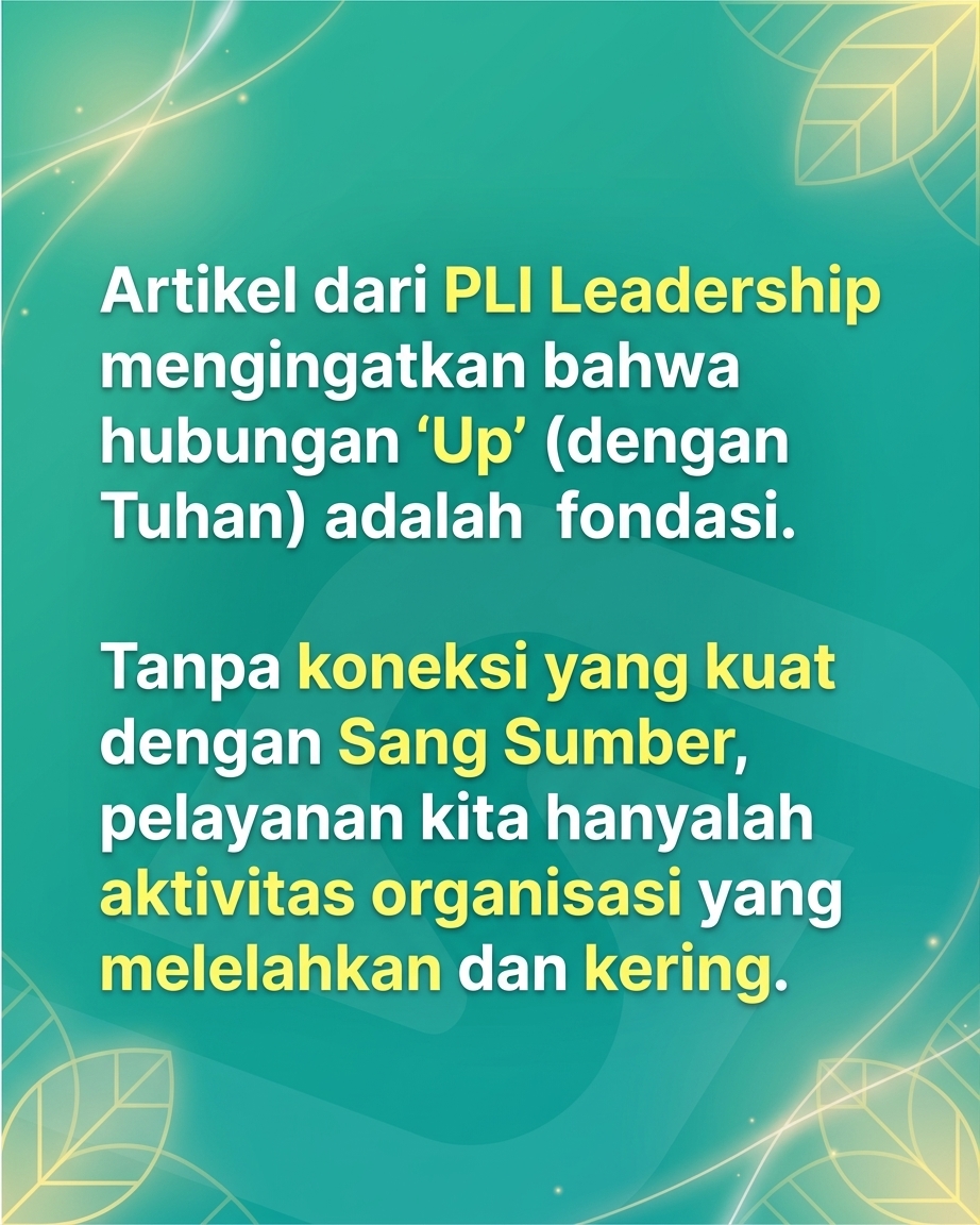 Sibuk Melayani Sampai Lupa Siapa yang Dilayani? Pernah merasa jadwal pelayanan begitu padat tapi hati terasa hampa? Mari bicara jujur sebagai sesama pemimpin.