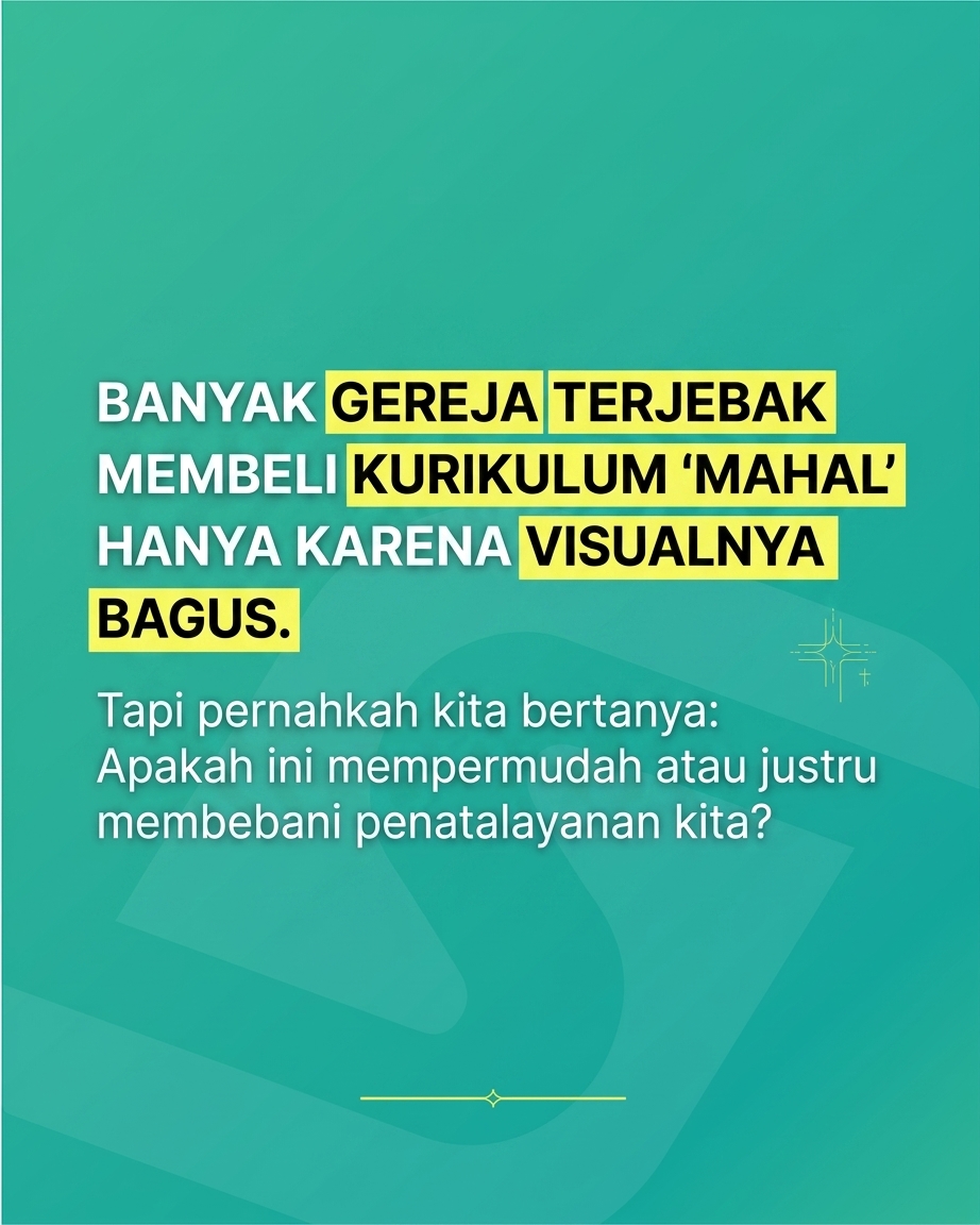 Kurikulum Keren Tapi Guru Sekolah Minggu Stress? Ada yang Salah!