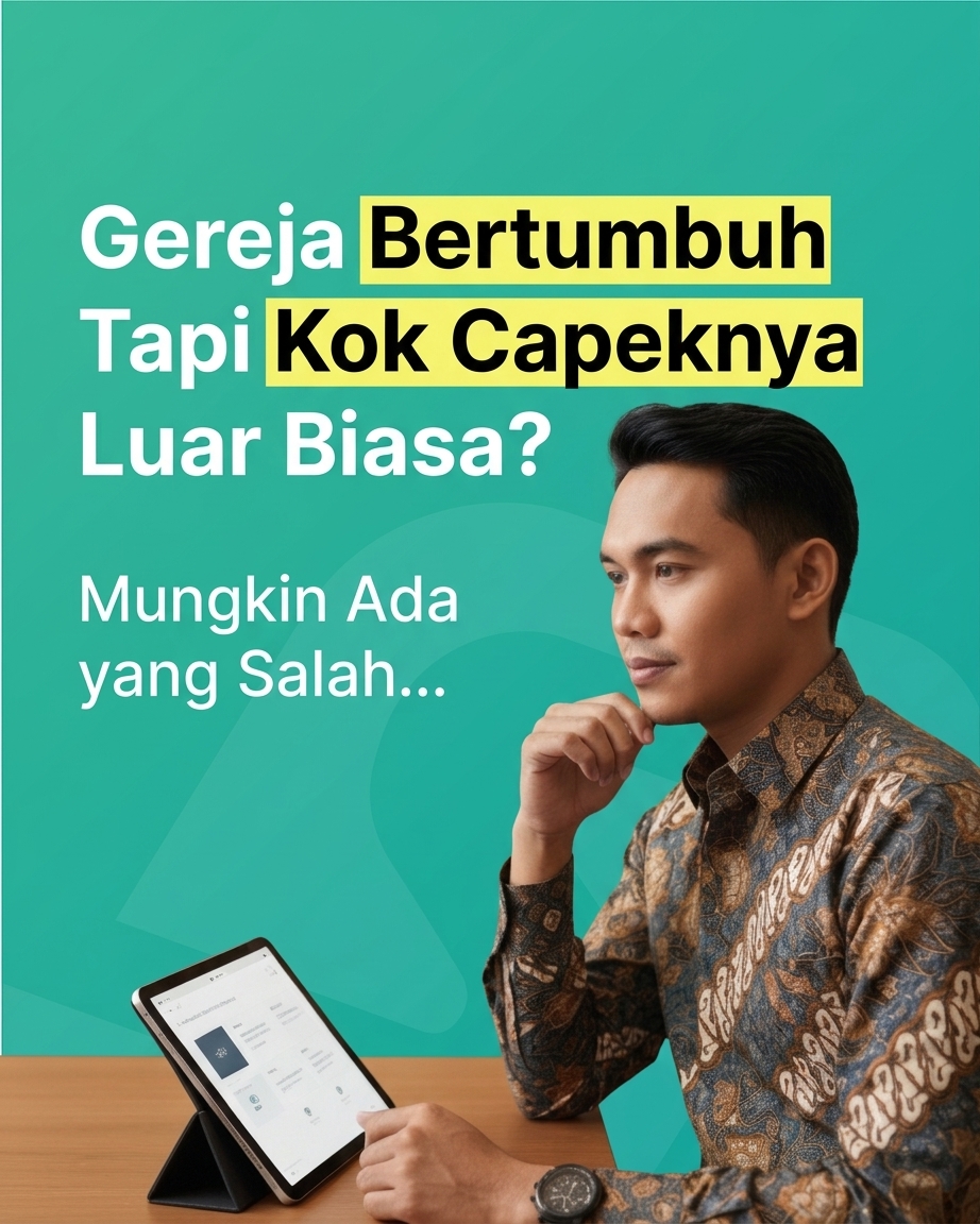 Gereja Bertumbuh Tapi Kok Capeknya Luar Biasa? Mungkin Ada yang Salah...